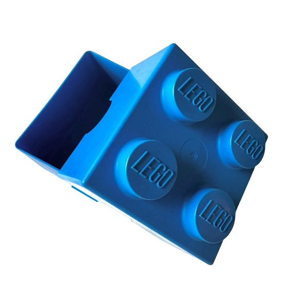 Lego®️ Block Lunch Box, Square, Blue - Picture 2 of 3
